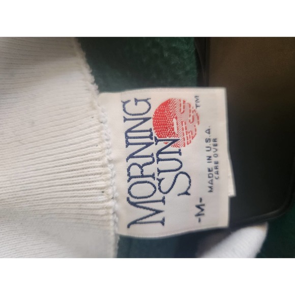 Morning Star Hanes Poinsettia Vintagae Sweatshirt white collar Medium - Picture 8 of 10